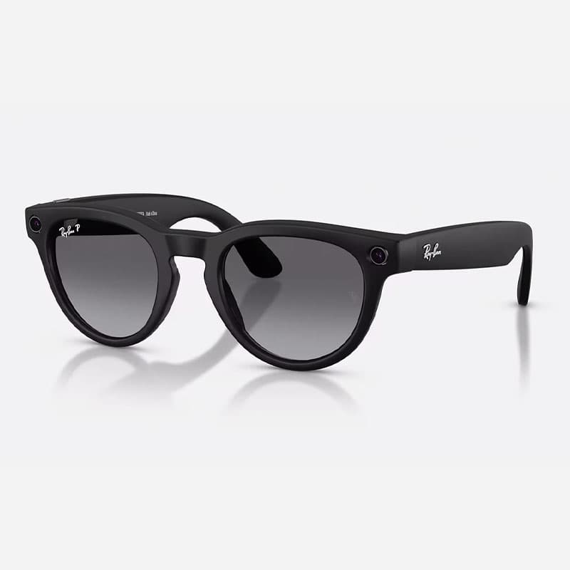 عینک هوشمند ری بن متا Ray-ban Meta Headliner Matte Black Polarized Gradient Graphite RW4013 – Gen 2