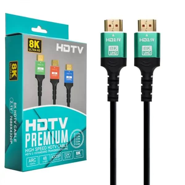 کابل HDMI 2.1V/8K پی نت پک کارتنی به طول 1.5 الی 5 متر