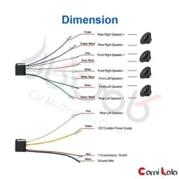 رادیو پخش تصویری 4 اینچی مدل Car MP5 Player 4052AI — تصویر ۱۱