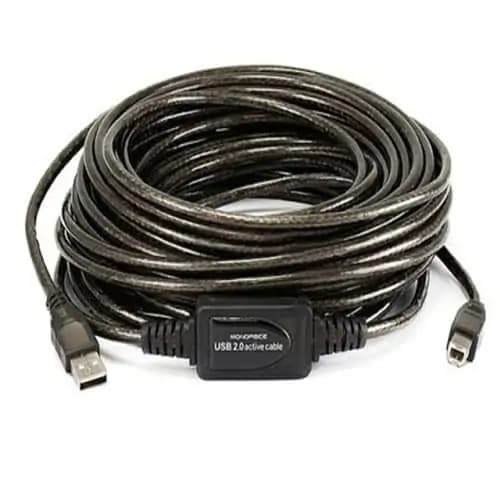 کابل پرینتر USB 2.0 پی نت به طول 25 متر پک مقوایی برددار اکتیو — تصویر ۵