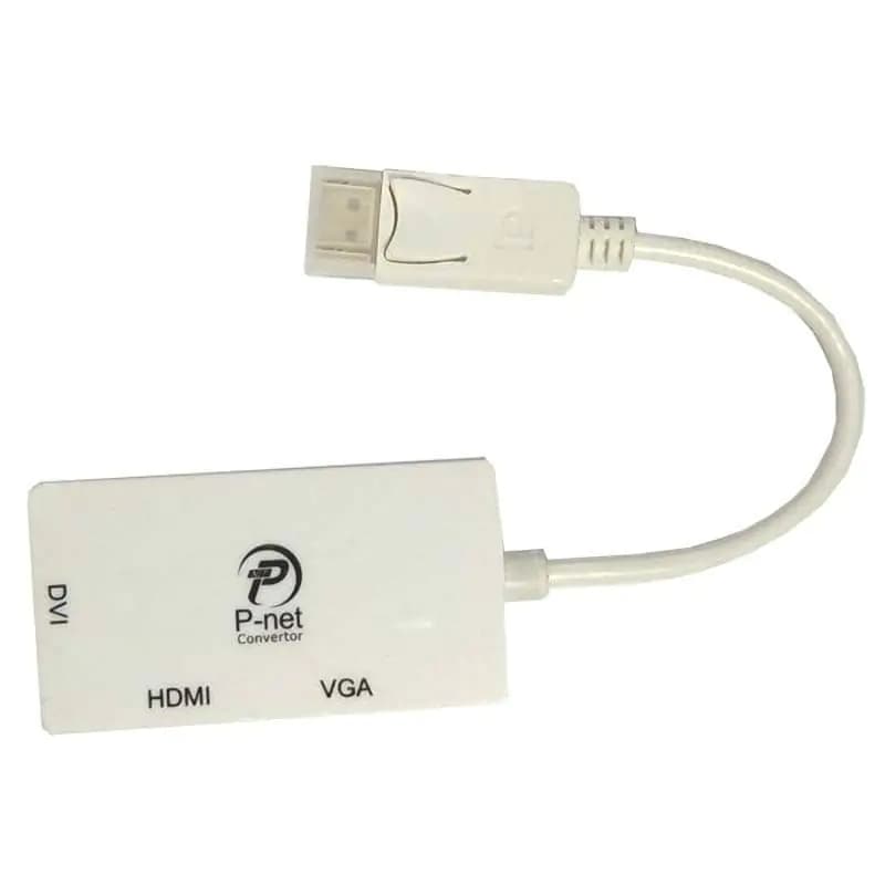 تبدیل DisplayPort به VGA / HDMI / DVI برند P-NET — تصویر ۵