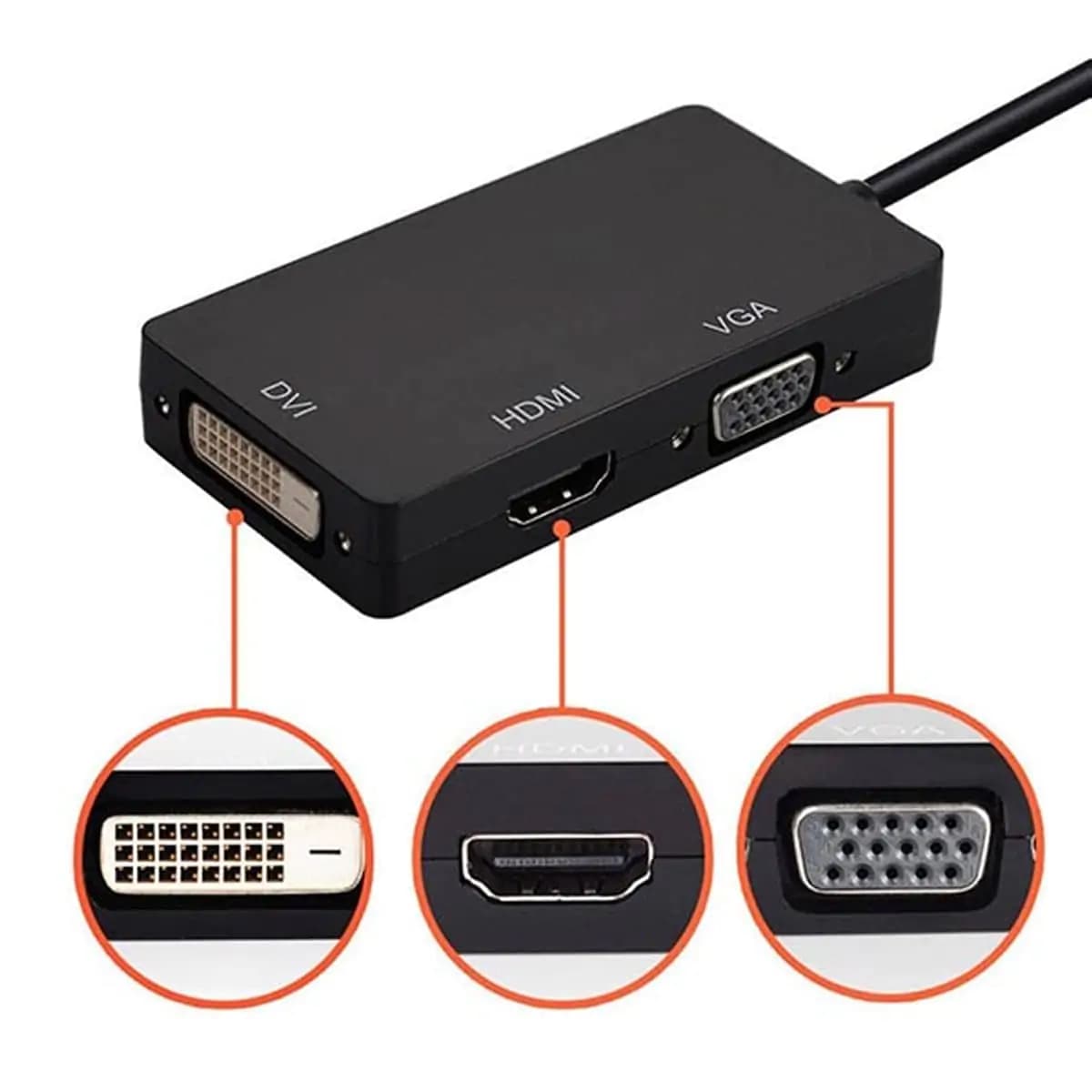 تبدیل DisplayPort به VGA / HDMI / DVI برند P-NET — تصویر ۷
