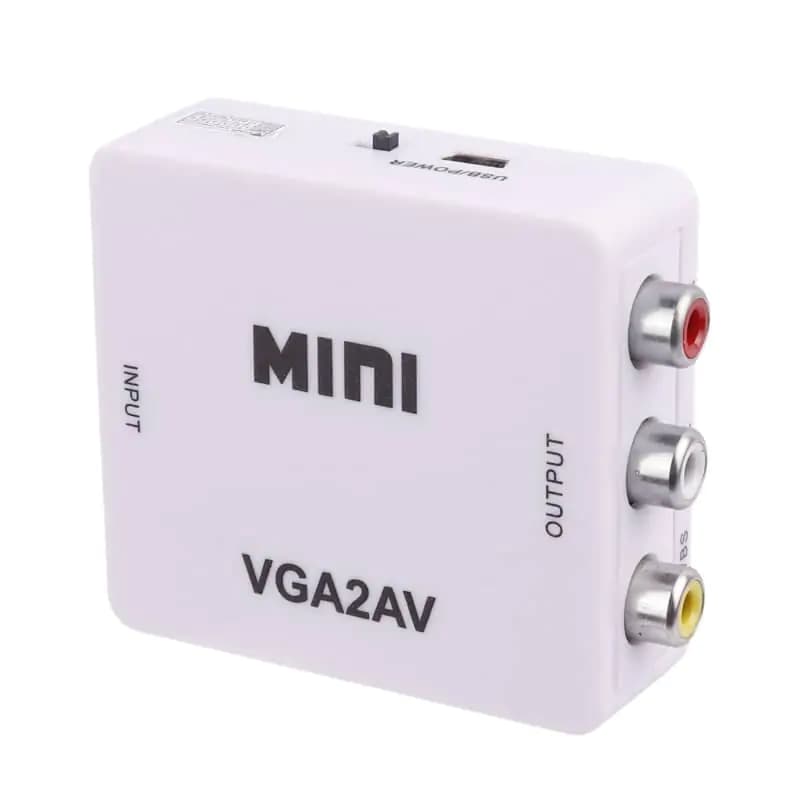 مبدل VGA به AV مدل MINI با ورودی AUX صدا — تصویر ۵