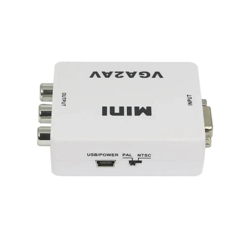 مبدل VGA به AV مدل MINI با ورودی AUX صدا — تصویر ۷