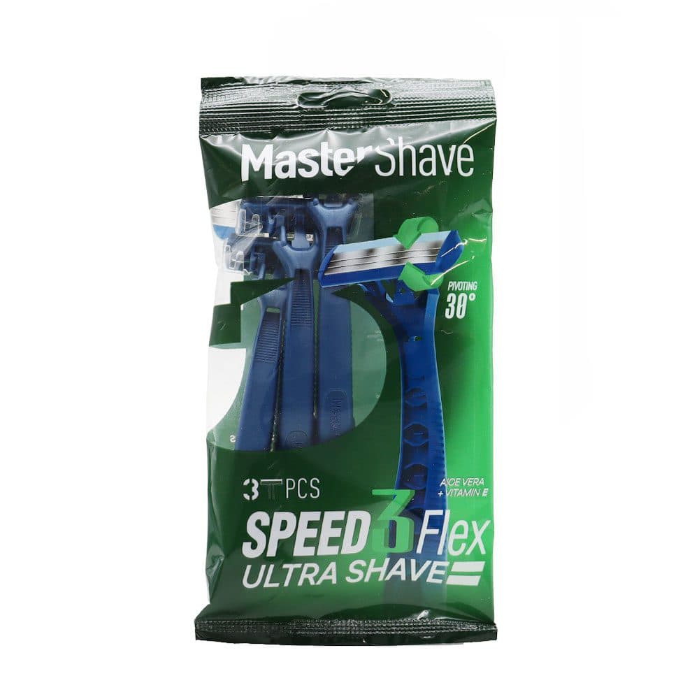 خودتراش مردانه 3 لبه مستر شیو مدل Speed 3 Flex بسته 3 عددی