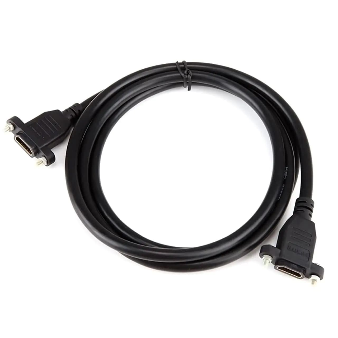 تبدیل دوسر مادگی HDMI پنلی پیچ شونده پی نت مدل PHH-1 به طول 30 سانتی متر — تصویر ۳
