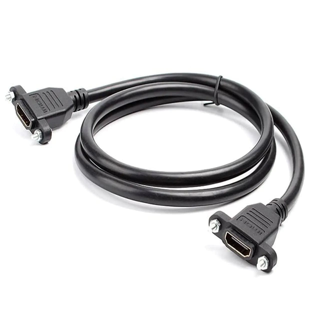 تبدیل دوسر مادگی HDMI پنلی پیچ شونده پی نت مدل PHH-1 به طول 30 سانتی متر — تصویر ۲