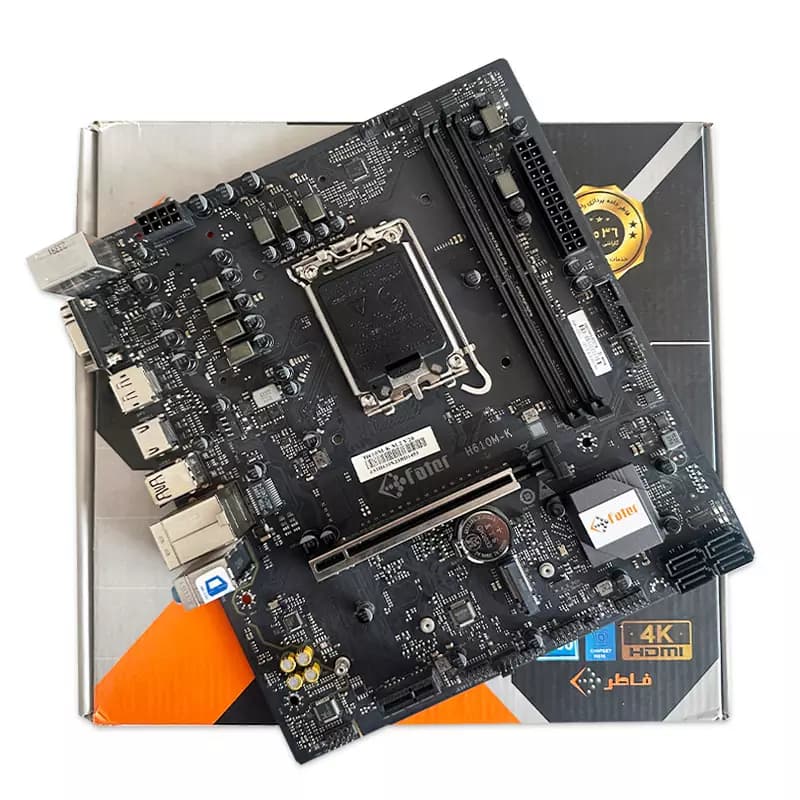 مادربرد Fater H610M-K D4 استوک در حد نو — تصویر ۵