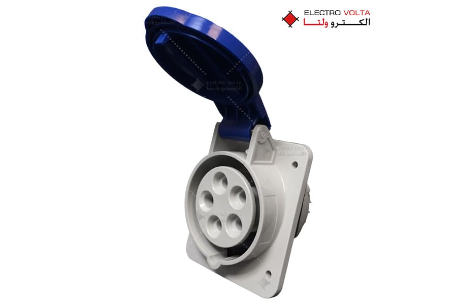 مادگی توکار IP44 – 250V – 3P+N+E – 16A — تصویر ۲
