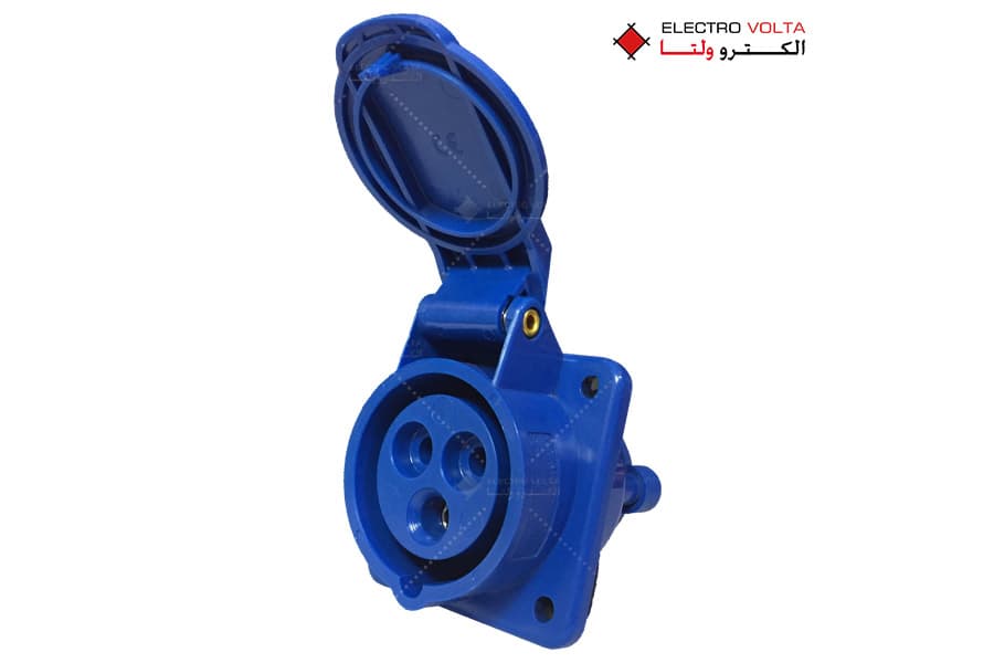 مادگی توکار IP44 – 250V – 2P+E – 16A — تصویر ۲