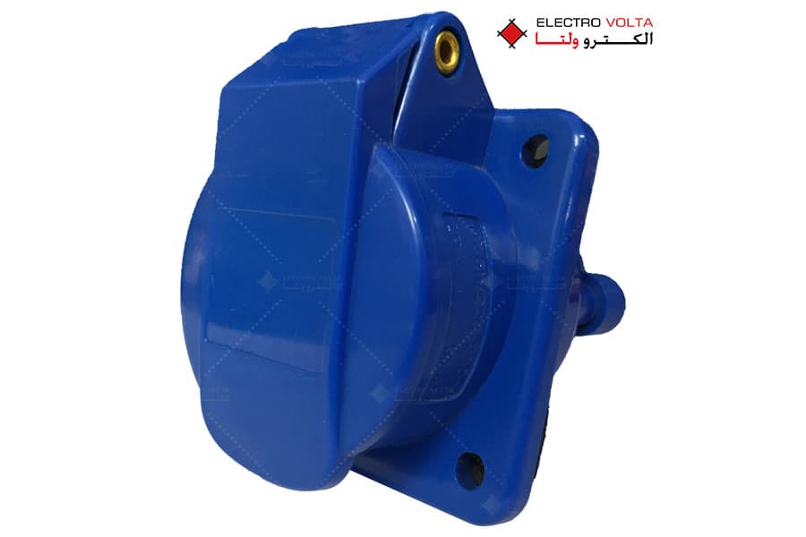 مادگی توکار IP44 – 250V – 2P+E – 16A — تصویر ۳