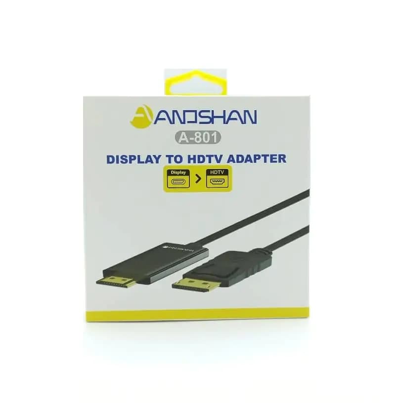 کابل DISPLAY به HDMI انوشان مدل A-801 به طول ۱.۸ متر — تصویر ۶