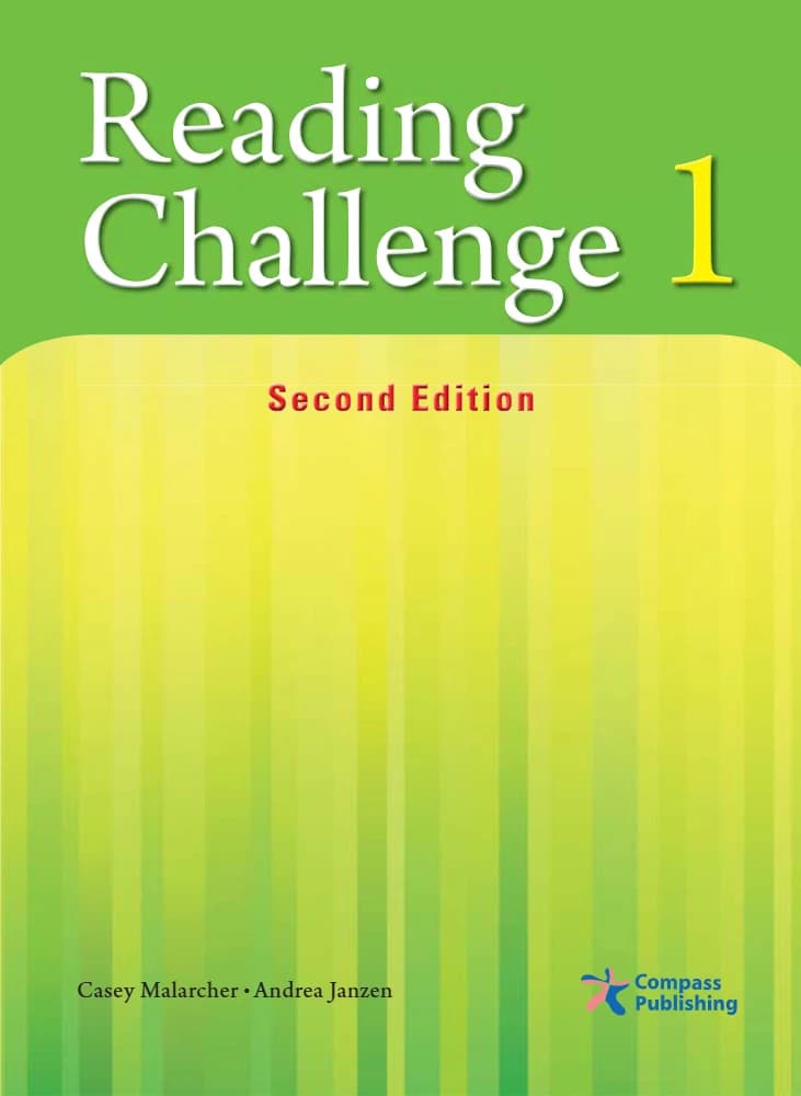 کتاب Reading Challenge 1 2nd Ed (چالش خواندن 1 ویرایش دوم) نسخه انگلیسی PDF | کیسی مالارچر، آندریا جانزن