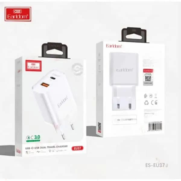 شارژر دیواری 35 وات ارلدام مدل ES-EU37 — تصویر ۲