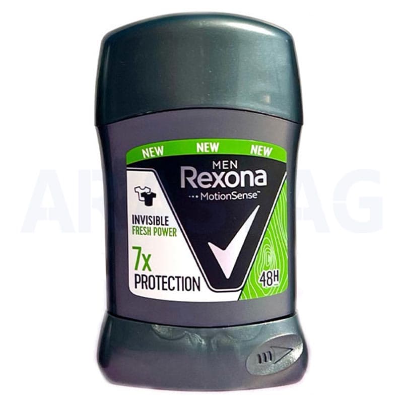 استیک مردانه اینویزیبل فرش پاور رکسونا Rexona Invisible Fresh Power Deodorant حجم 50 میلی