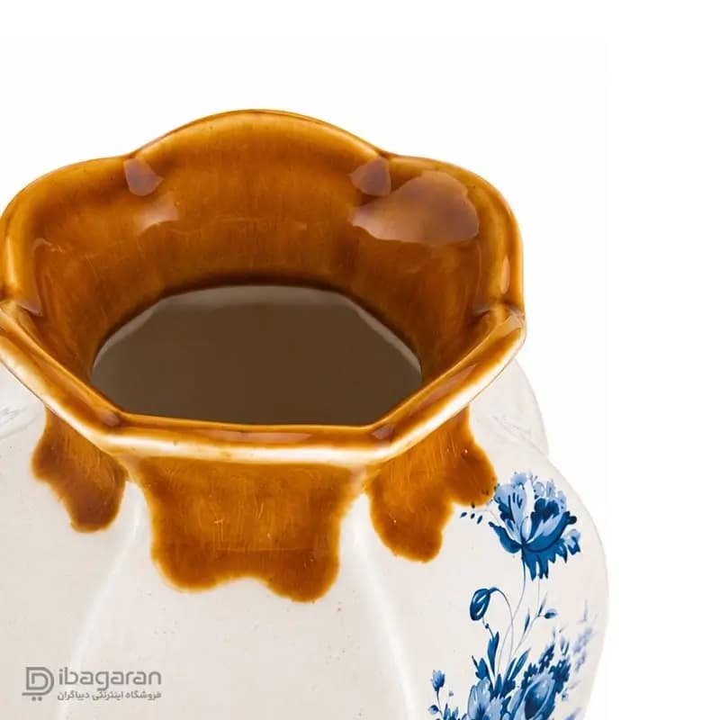 گلدان خمره ای سنگی مدل گل باران — تصویر ۳