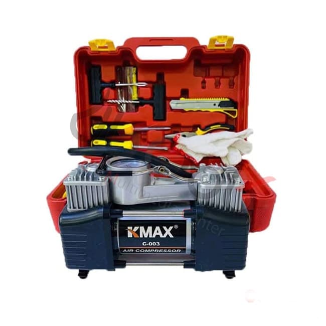 پمپ باد دو سیلندر کی ماکس مدل Air Compressor KMAX C-003