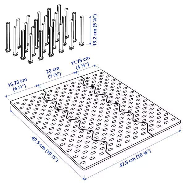 نظم دهنده کابینت ایکیا UPPDATERA عرض 60 — تصویر ۷