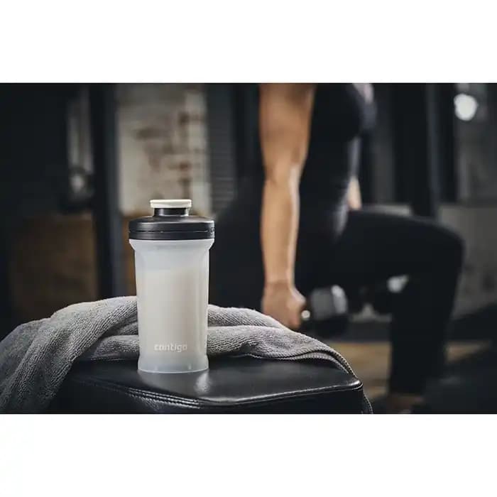 شیکر بدنسازی کانتیگو مدل Shake & Go 2.0 حجم 590ml ضد نشت — تصویر ۶