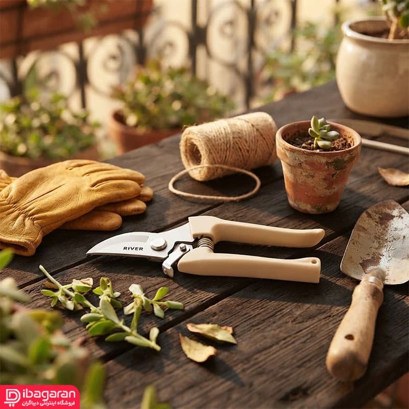 قیچی گاردن قفل دار ریور مدل 81004