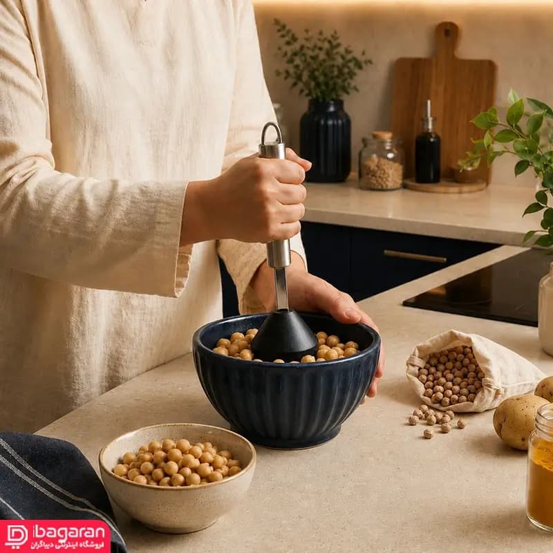 گوشت کوب دستی استیل ریور مدل 8607A — تصویر ۷