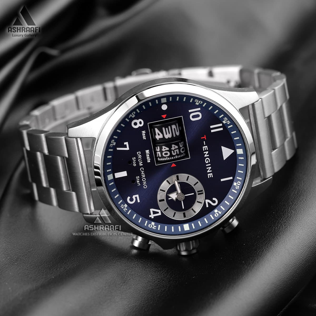 ساعت مچی تی انجین T-Engine Drum Chrono 3940-SB — تصویر ۵