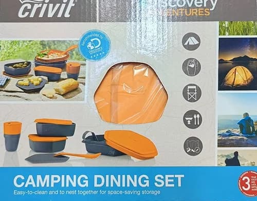 ست ظروف غذاخوری کرویت Crivit CAMPING DINING SET — تصویر ۴