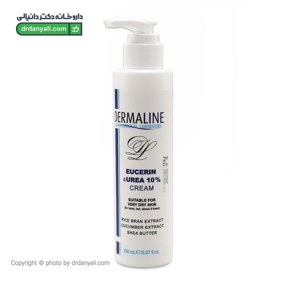 کرم مرطوب کننده اوسرین و اوره 10 درصد درمالاین 150 میلی لیتر — تصویر ۲