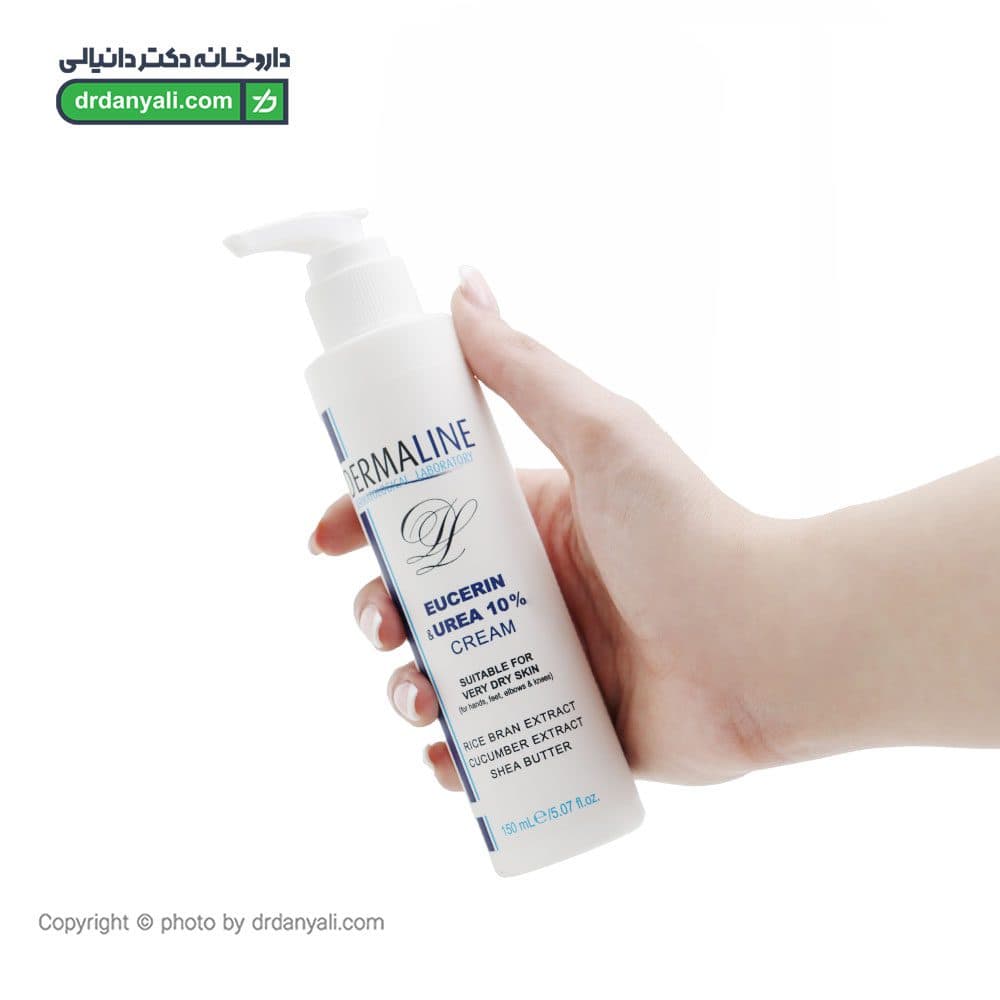 کرم مرطوب کننده اوسرین و اوره 10 درصد درمالاین 150 میلی لیتر — تصویر ۳