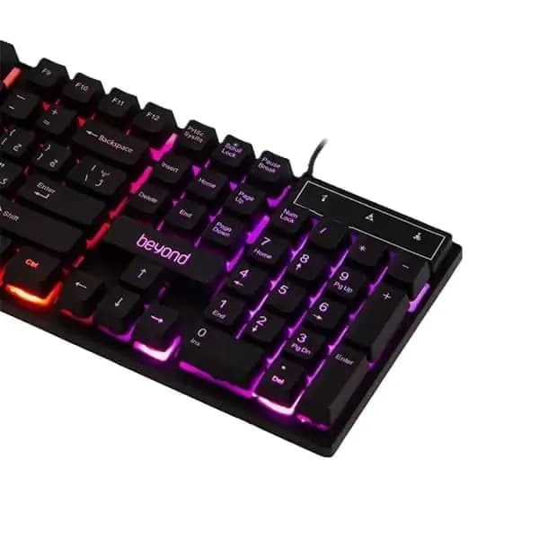 کیبورد با سیم گیمینگ بیاند مدل BK-7120 RGB — تصویر ۵