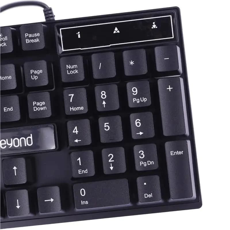 کیبورد با سیم گیمینگ بیاند مدل BK-7120 RGB — تصویر ۸