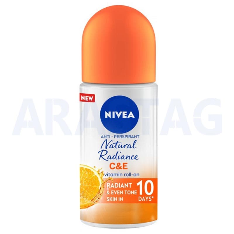 رول ضد تعریق Nivea زنانه مدل Natural Radiance Vitamin C&E حجم 50 میلی