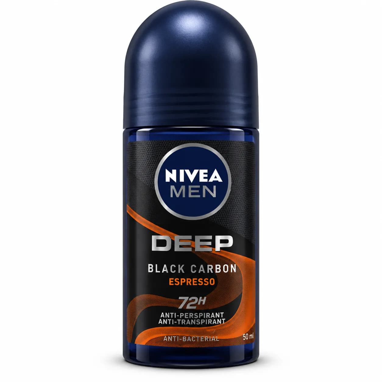 مام رول نیوا مردانه سری Deep Black Carbon مدل Espresso 72H حجم 50 میلی — تصویر ۳