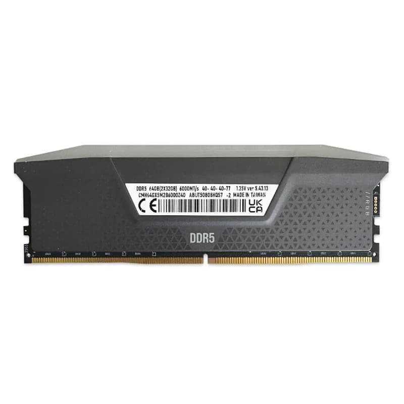 رم Corsair Vengeance RGB 32G DDR5 6000Mhz استوک در حد نو — تصویر ۹