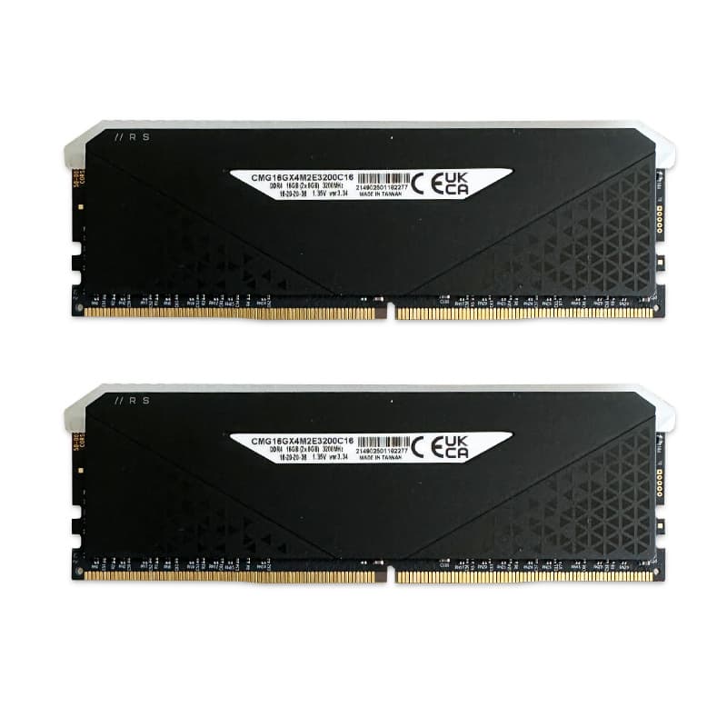 پک رم کورسیر Corsair Vengeance RGB RS 16GB (8×2) DDR4 3200Mhz استوک در حد نو — تصویر ۳