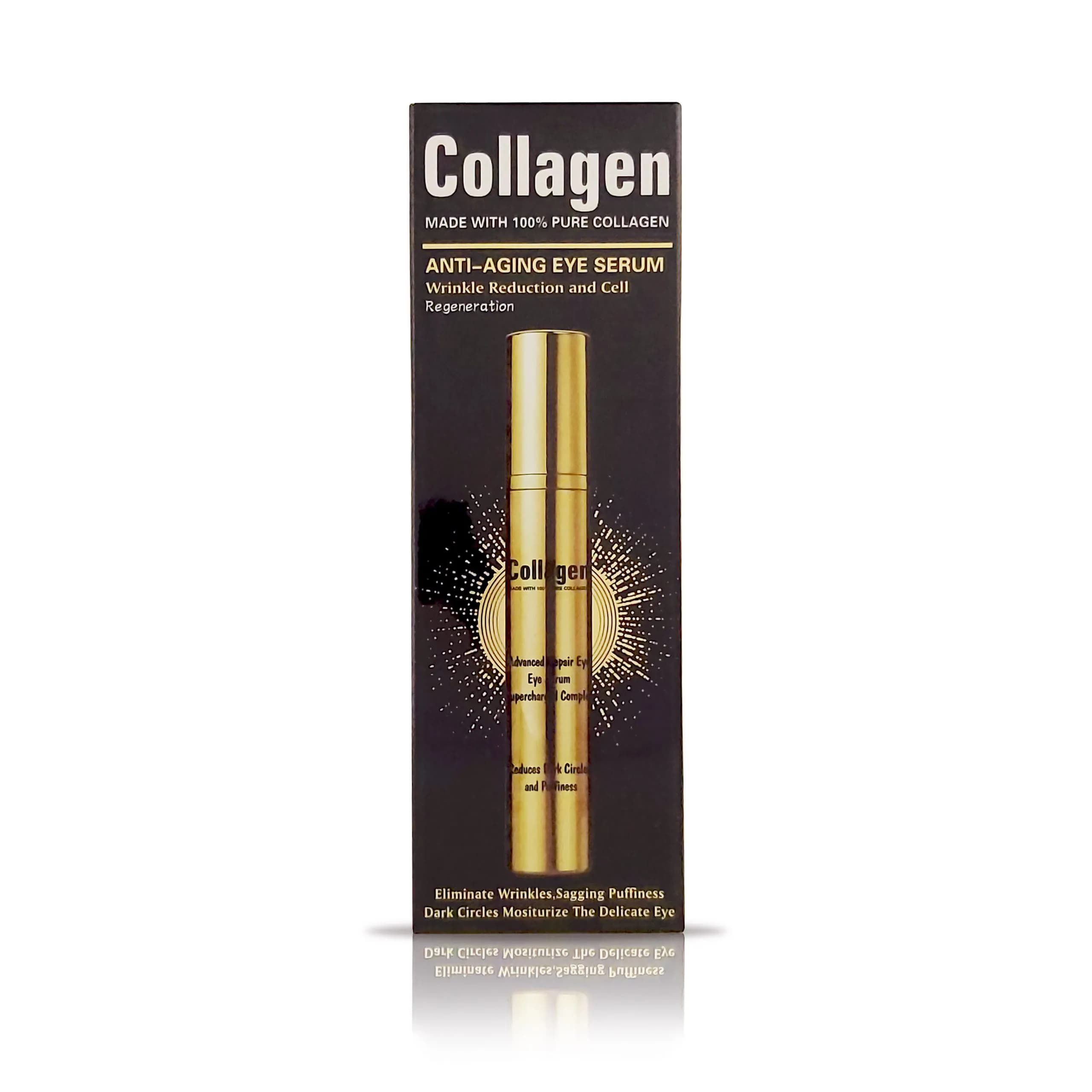 سرم ضد چروک و پیری دور چشم وکالی wokali collagen Anti aging eye serum حجم 20 میلی لیتر — تصویر ۳