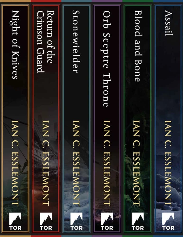 کتاب مجموعه امپراتوری مالازان (The Malazan Empire Series) اثر استیون اریکسن نسخه PDF انگلیسی