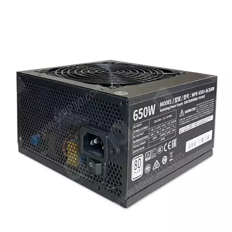 پاور کولر مستر Cooler Master MWE 650W استوک در حد نو — تصویر ۵