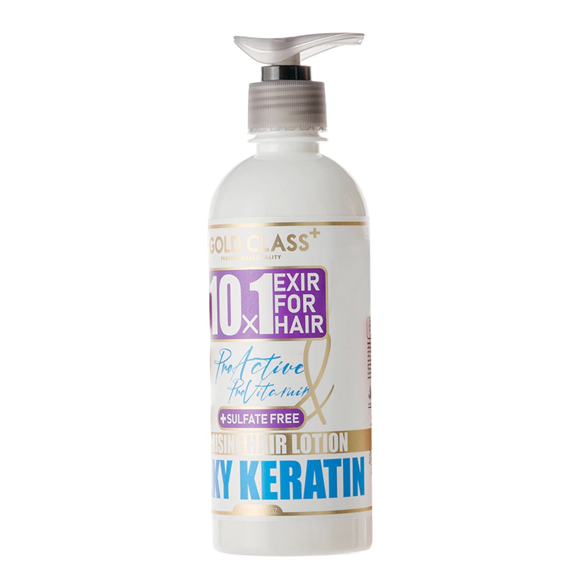 ماسک مو 10 کاره فاقد سولفات گلد کلاس مدل Silky Keratin بدون آبکشی حجم 500 میلی لیتر
