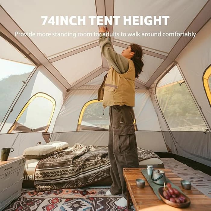 چادر 6 نفره نیچرهایک مدل Cape 6 Person Camping — تصویر ۳