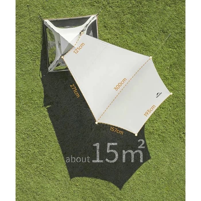 چادر 3 نفره سایبان دار نیچرهایک مدل Ango automatic tent CNK2550WS010 ‌ — تصویر ۳