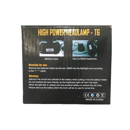 چراغ پیشانی زومدار دو لامپه مدل High Power Headlamp – T6 — تصویر ۶