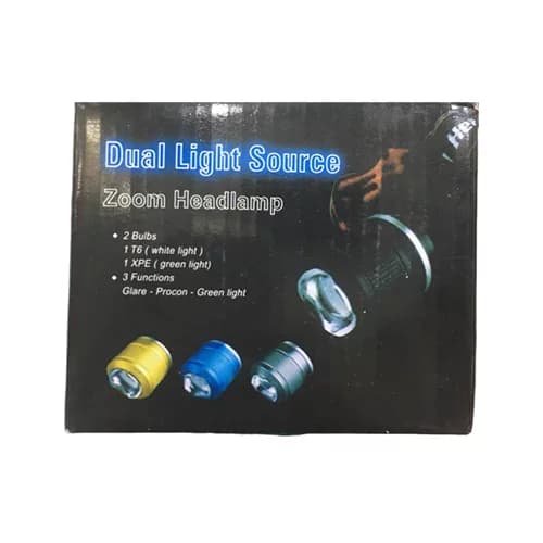 چراغ پیشانی زومدار دو لامپه مدل High Power Headlamp – T6 — تصویر ۵