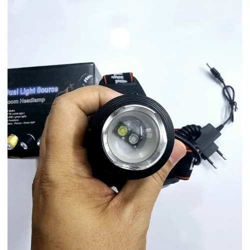 چراغ پیشانی زومدار دو لامپه مدل High Power Headlamp – T6 — تصویر ۸