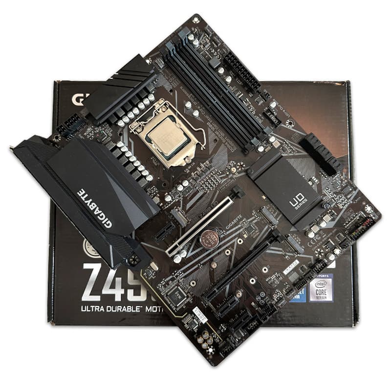 باندل مادربرد گیگابایت GIGABYTE Z490 UD + i7 10700K استوک در حد نو