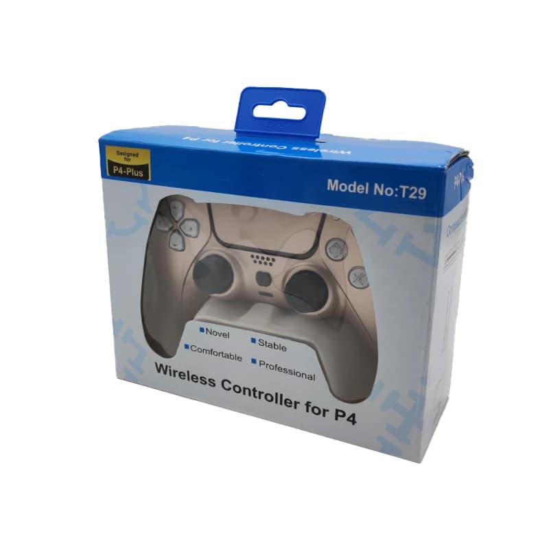 دسته بازی PS4 طرح PS5 مدل T29 آبی متالیک — تصویر ۷