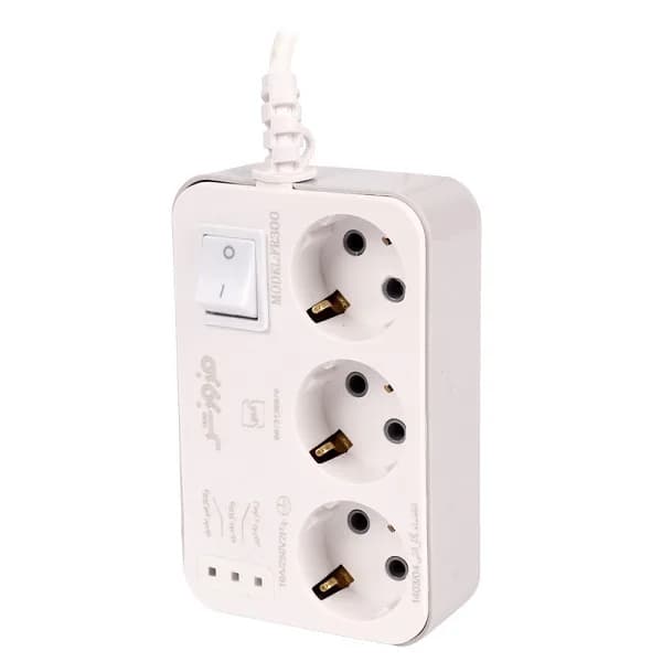 محافظ ولتاژ فروزش مدل سه خانه ارت دار کد 1/8 FR300 اصلی
