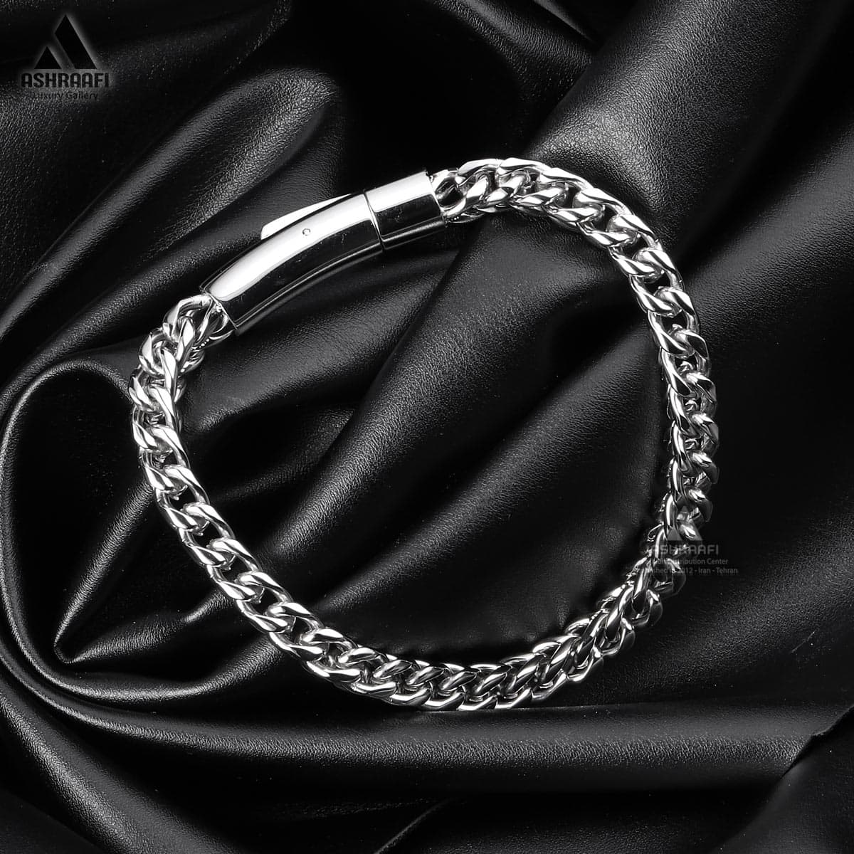ست دستبند و گردنبند استیل Necklace & Bracelet Chain S9 — تصویر ۴