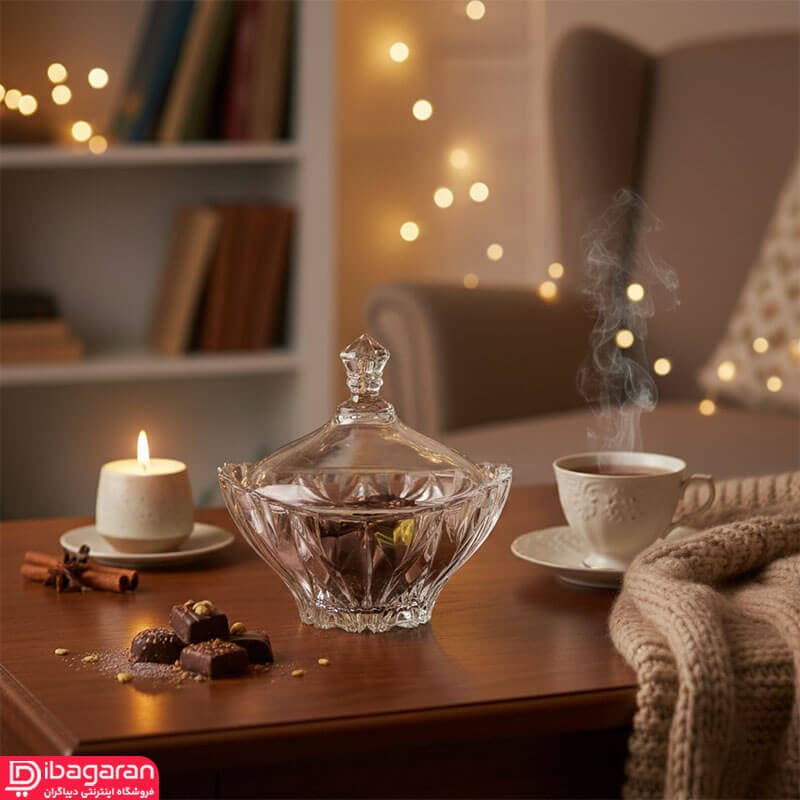 شکلات خوری کریستالی کایا مدل دار — تصویر ۶