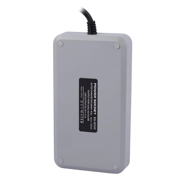 چند راهی 3 خانه ارلدام ES-SC04 با کابل 2 متری با شارژر USB اصلی — تصویر ۶